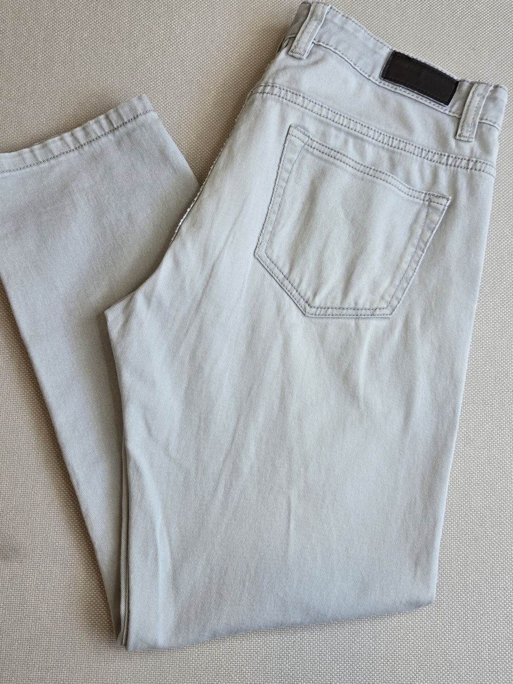 Victorious Men's Grey Jeans Pants 36 x 29 Casual Vintage Classic